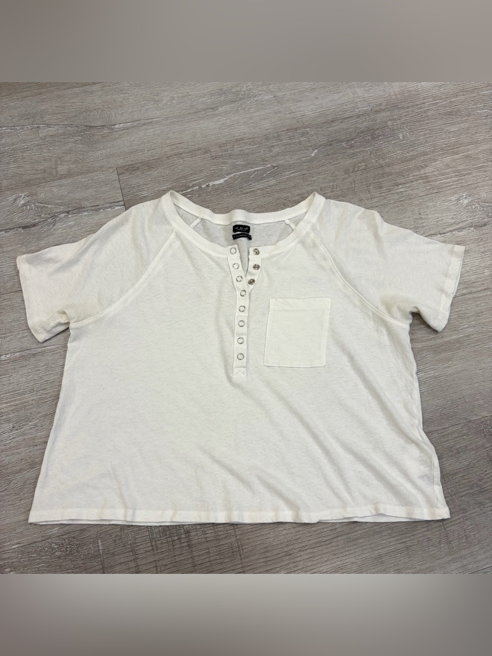 Out from Under for Urban Outfitters White Knit Crop Tee